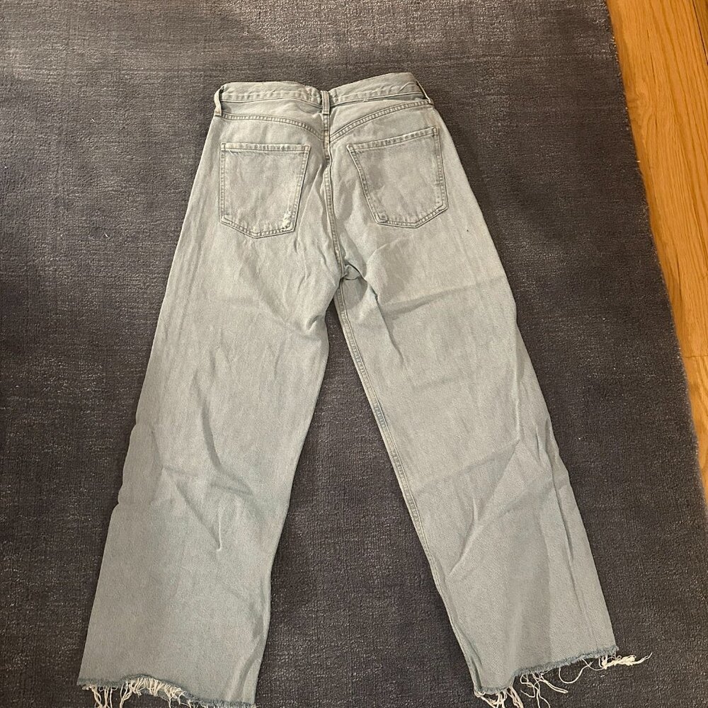 AGOLDE Ren Jean Womens 28 Smash Wide Leg Denim - Picture 4 of 4